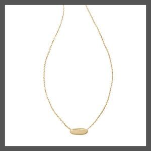 Kendra Scott -  Jaimee Metal 14K Gold Over Brass Pend Gold